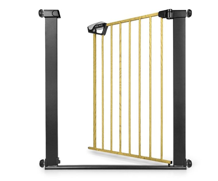 Milly Mally, Guardy, barierka zabezpieczająca na schody, black natural, 76-83 cm