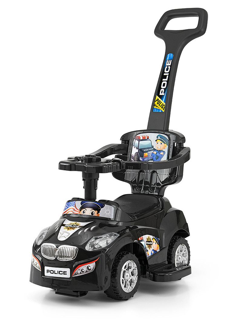 Milly Mally, Happy, jeździk, czarny