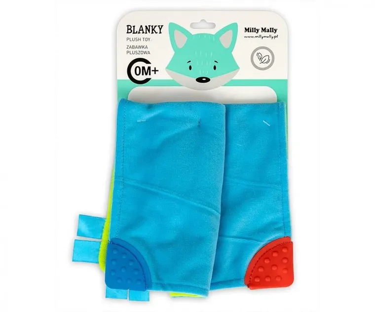 Milly Mally, kocyk pluszowy, zielony