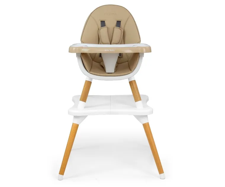 Milly Mally, Malmo, krzesełko do karmienia 2w1, beige