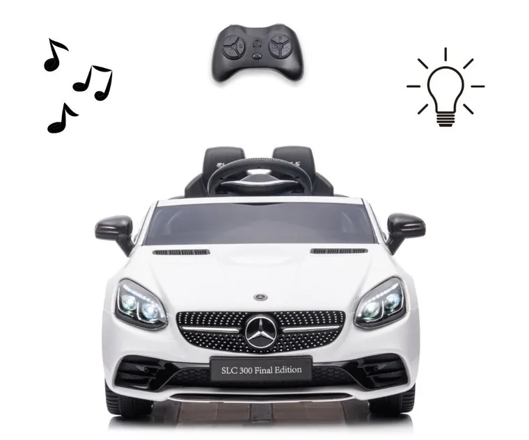Milly Mally, Mercedes-Benz SLC, pojazd na akumulator, white