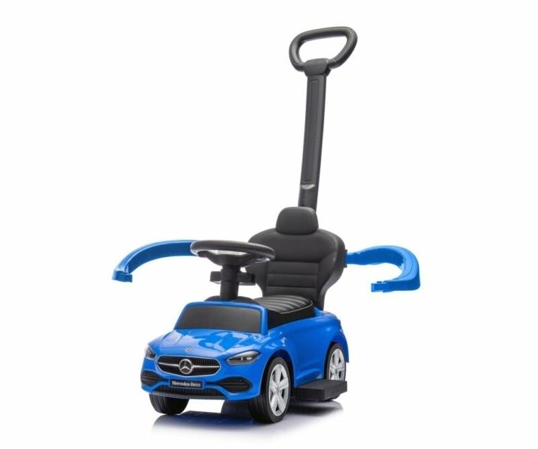 Milly Mally, Mercedes C-Class Deluxe, jeździk z rączką, pojazd, niebieski