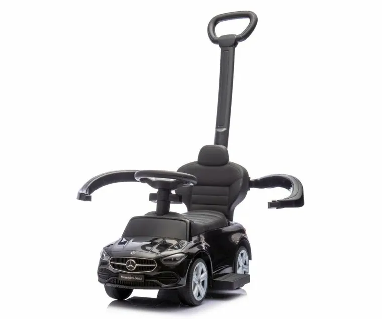 Milly Mally, Mercedes C-Class S, jeździk z rączką, pojazd, czarny