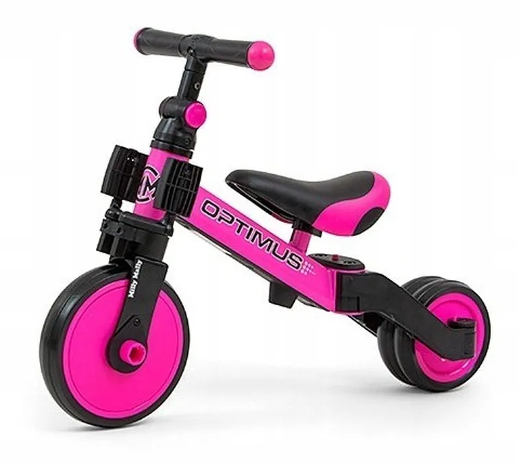 Milly Mally, Optimus, rowerek 3w1, różowy