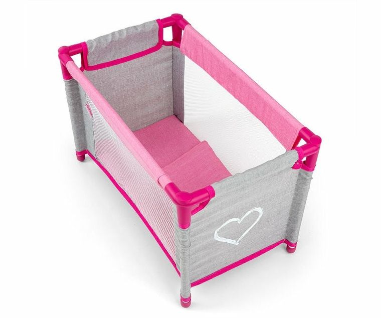 Milly Mally, Prestige, łóżeczko dla lalek Lisa, różowe
