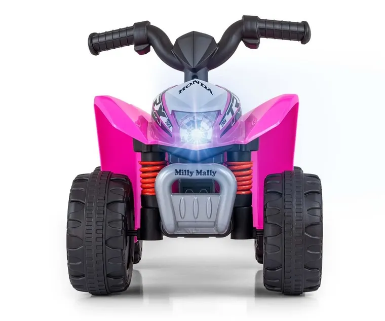 Milly Mally, Quad, Honda ATV, pojazd na akumulator, pink