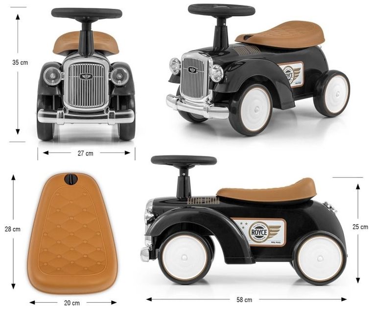 Milly Mally, Royce, pojazd, Black