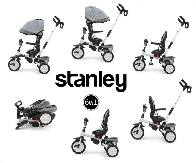Milly Mally, Stanley Rubber, rowerek trójkołowy, Grey