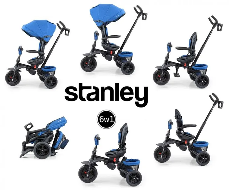 Milly Mally, Stanley Rubber, rowerek trójkołowy, Navy-Black