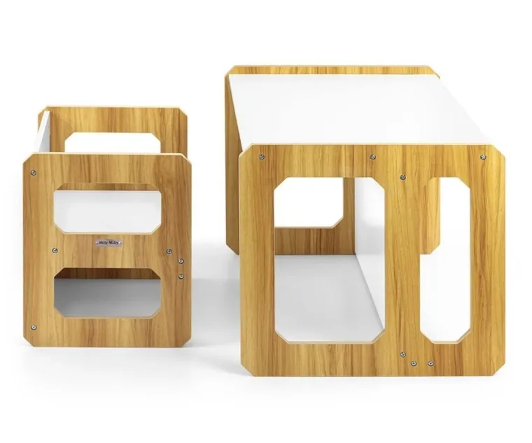 Milly Mally, Stella, zestaw mebli, 3w1, natural