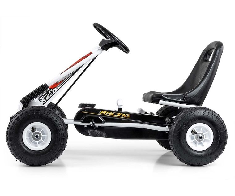 Milly Mally, Thor, gokart na pedały, white