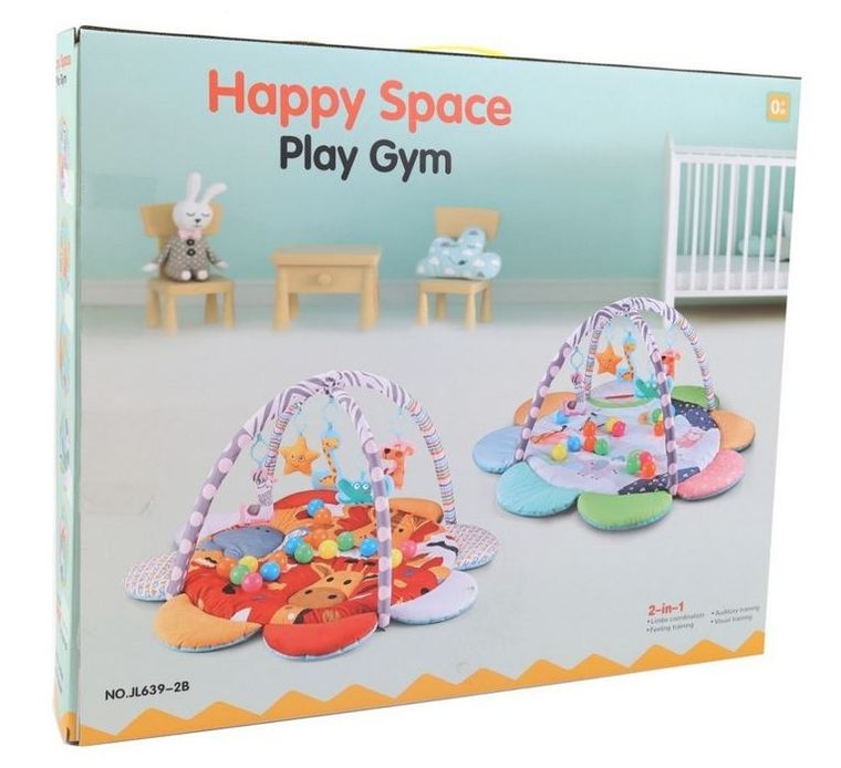 Milly Mally, TinyMini, mata edukacyjna 2w1, kwiat-safari