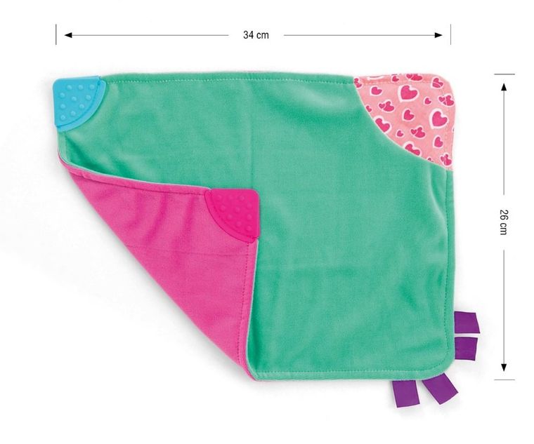 Milly Mally, zabawka pluszowa, kocyk, pink