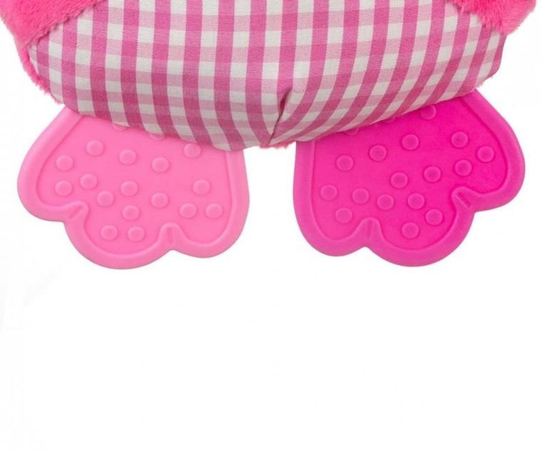 Milly Mally, zawieszka pluszowa, Sówka, różowa