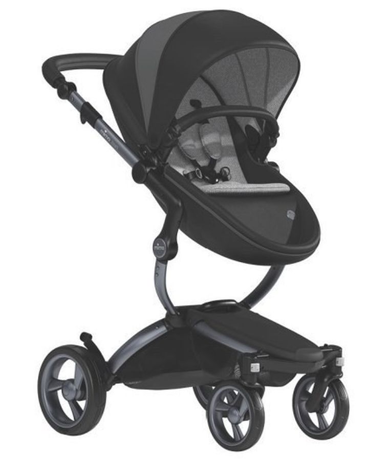 Mima, zestaw: kolorystyczny do wózka Mima Xari, london grey