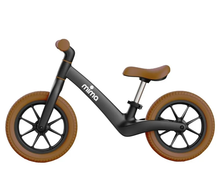 Mima, Zoom, rowerek biegowy, czarny-camel
