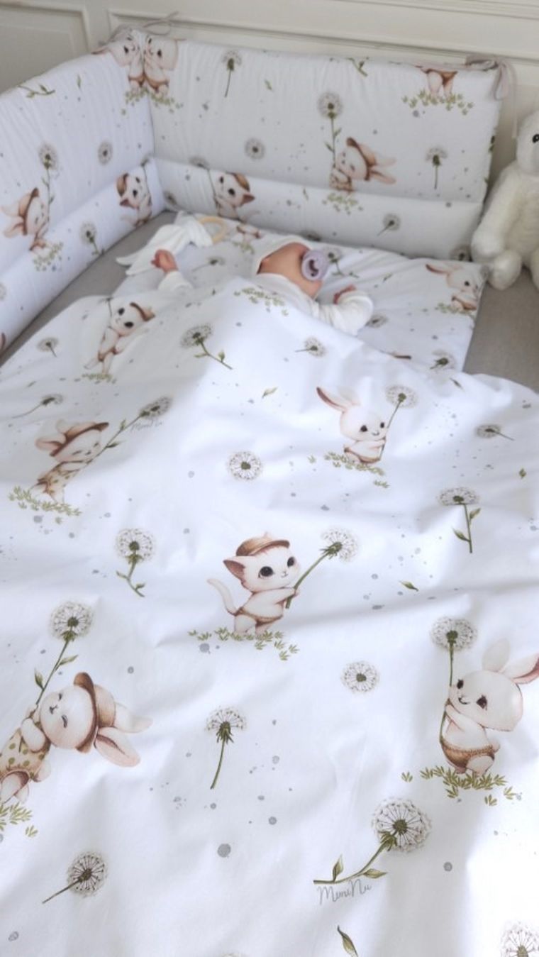 MimiNu, Duo, Kotki, poszewka na poduszkę, 60-40 cm, 2 szt.