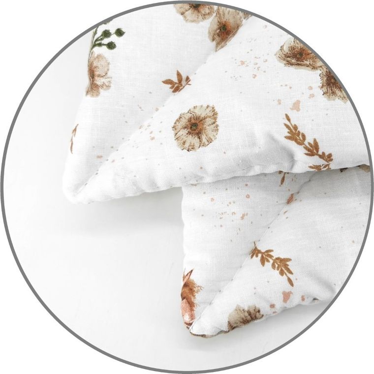 MimiNu, Kaczuszki, 2-częściowy komplet pościeli do wózka, beż, 70-60 cm