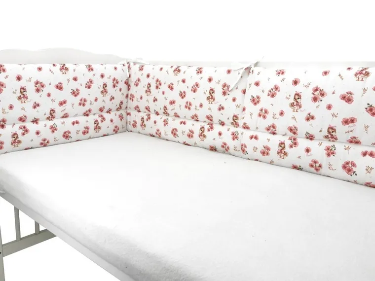 MimiNu, Kaczuszki, ochraniacz, 180-30 cm, pudrowy róż