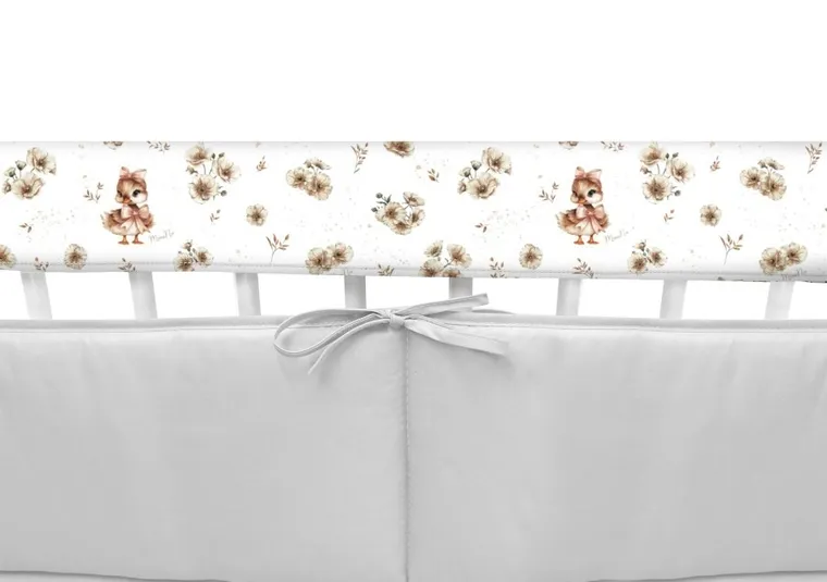 MimiNu, Kaczuszki, ochraniacz na barierki, beż, 60-20 cm