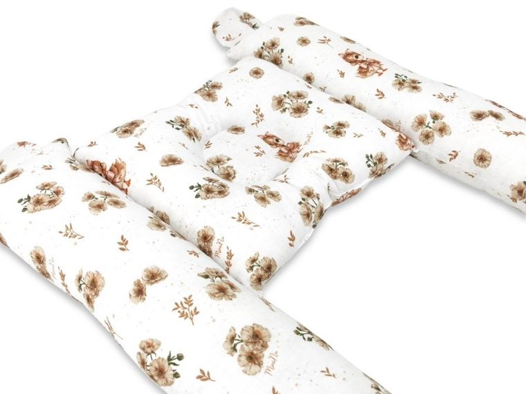 MimiNu, Kaczuszki, poduszka ergonomiczna, beż