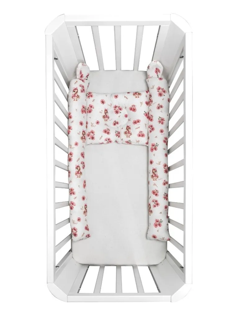 MimiNu, Kaczuszki, poduszka ergonomiczna, pudrowy róż