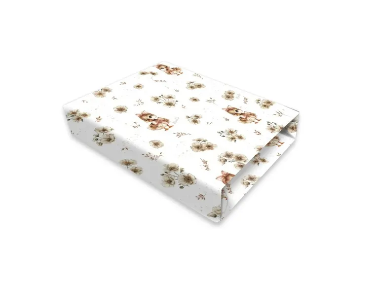 MimiNu, Kaczuszki, prześcieradło, beż, 60-120 cm