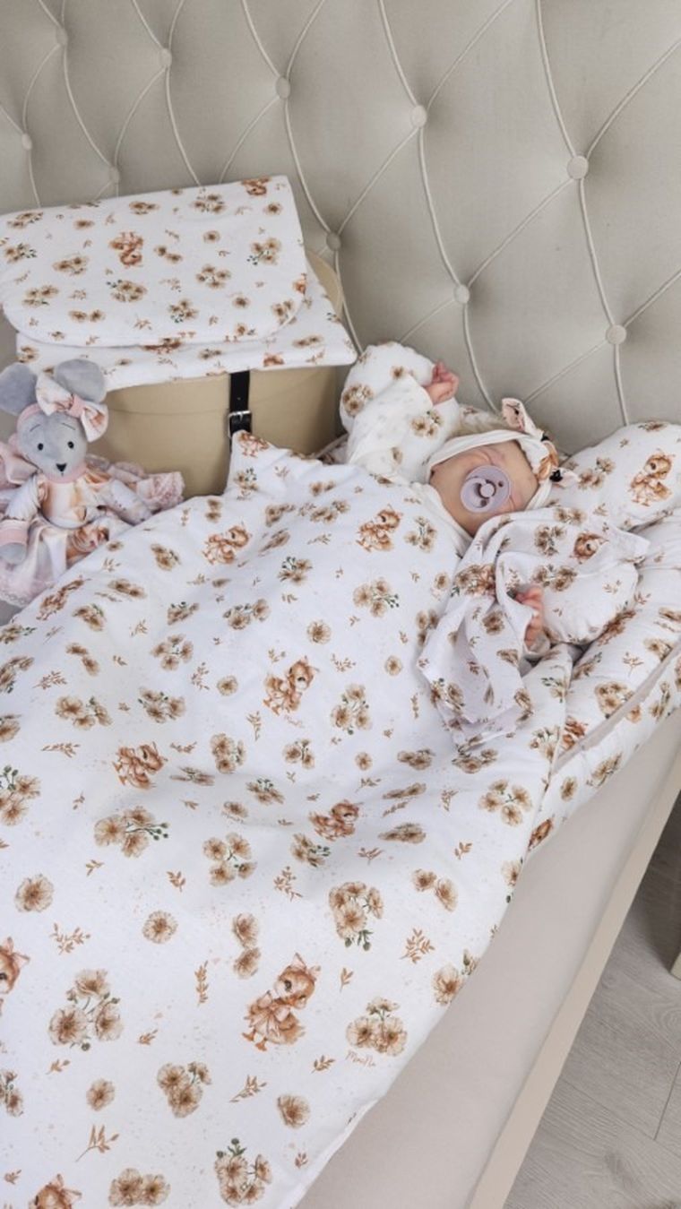 MimiNu, Kaczuszki, torba na zabawki, beż