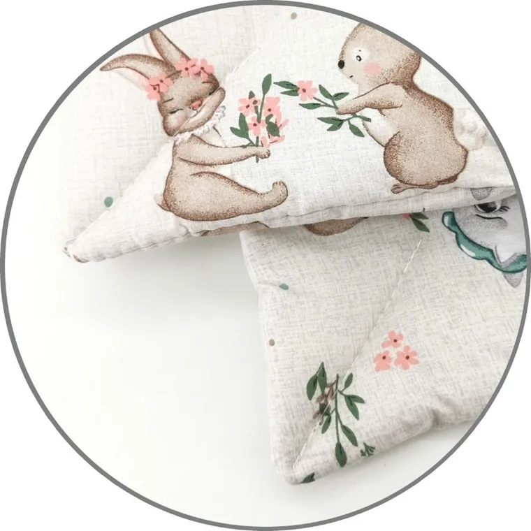 MimiNu, Karuzela, 2-częściowy komplet pościeli do wózka, 70-60 cm