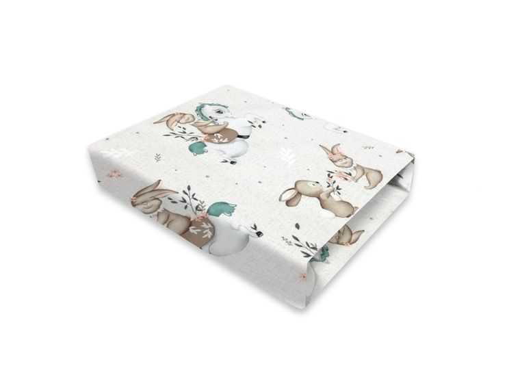 MimiNu, Karuzela, prześcieradło do kołyski, 40-90 cm