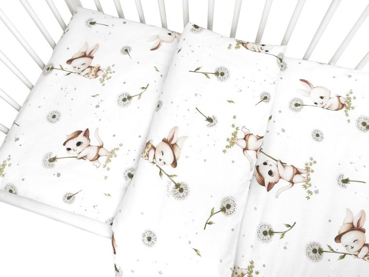 MimiNu, Kotki, komplet pościeli 2-częściowej, bawełna, 120-90 cm