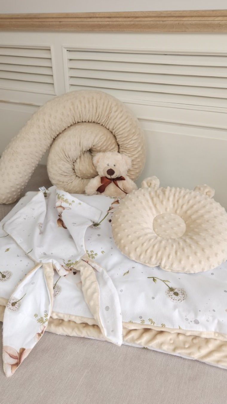 MimiNu, Kotki, maskotka sensoryczna, jersey, beż