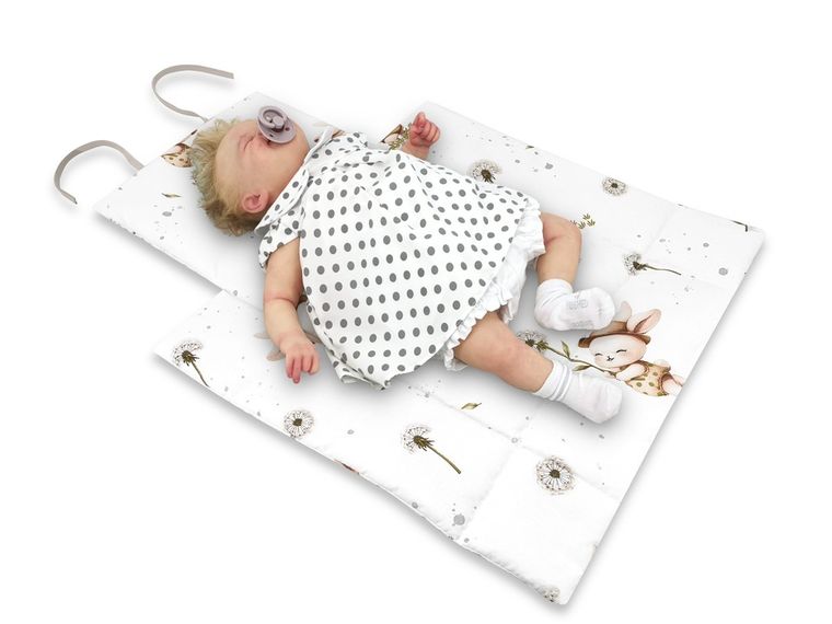 MimiNu, Kotki, przewijak mobilny, bawełna, 70-50 cm