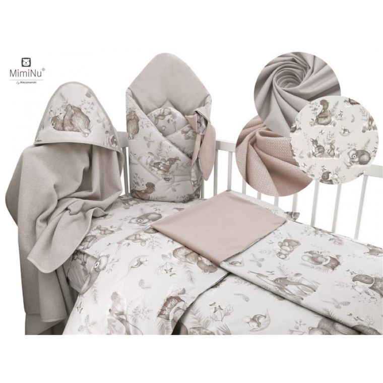 MimiNu, Leśna Kraina, kocyk, velvet, 75-100 cm