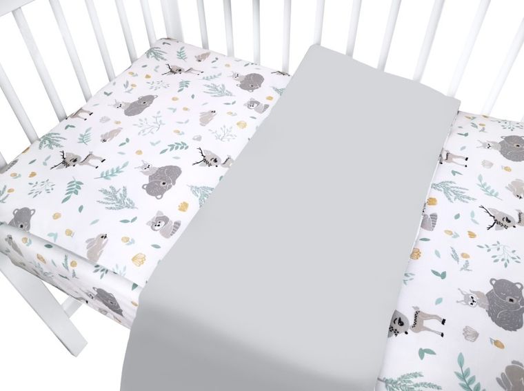 MimiNu, Leśni Przyjaciele, 2-częściowy komplet pościeli, 90-120 cm