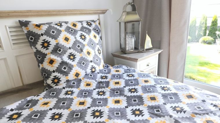 MimiNu, Loft, 3-częściowy komplet pościeli, 160-200 + 2 poszewki, 50-60 cm