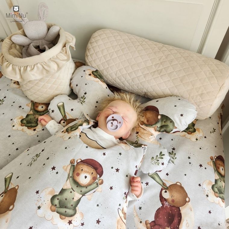 MimiNu, Miś na Księżycu, poduszka antywstrząsowa, motylek