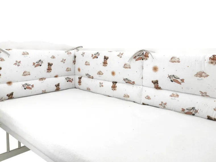 MimiNu, Misie, ochraniacz, 180-30 cm, beż