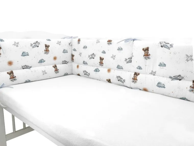 MimiNu, Misie, ochraniacz, 180-30 cm, błękit