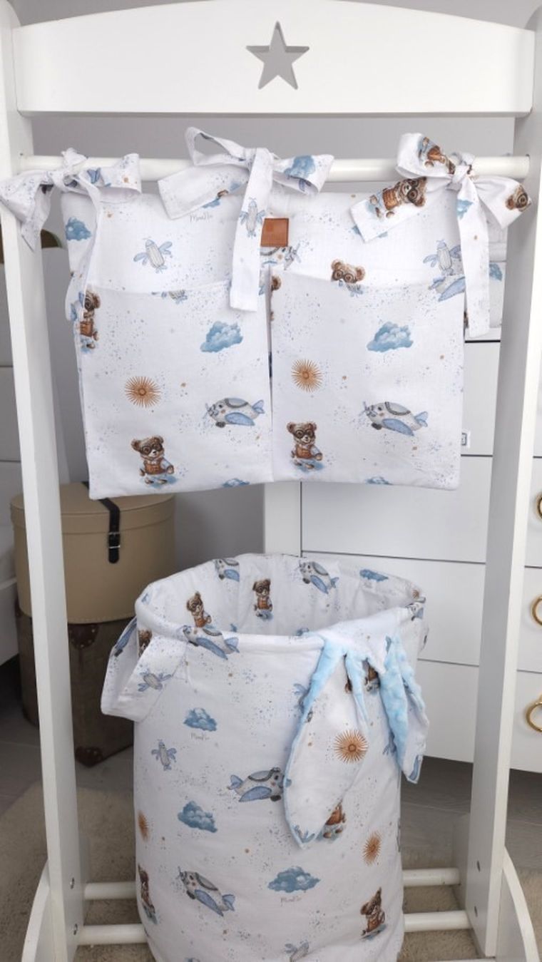 MimiNu, Misie, torba na zabawki, błękit