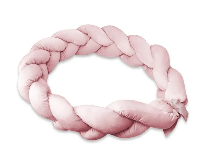 MimiNu, ochraniacz warkocz, velvet, malina, 240-250 cm