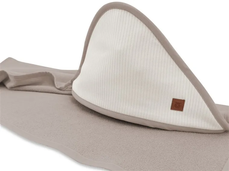 MimiNu, okrycie kąpielowe, bambus, interlock, mokka, 100-100 cm