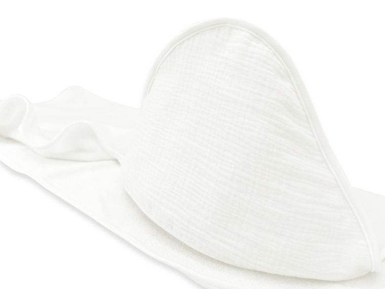 MimiNu, okrycie kąpielowe, muślin, śmietanka, 100-100 cm