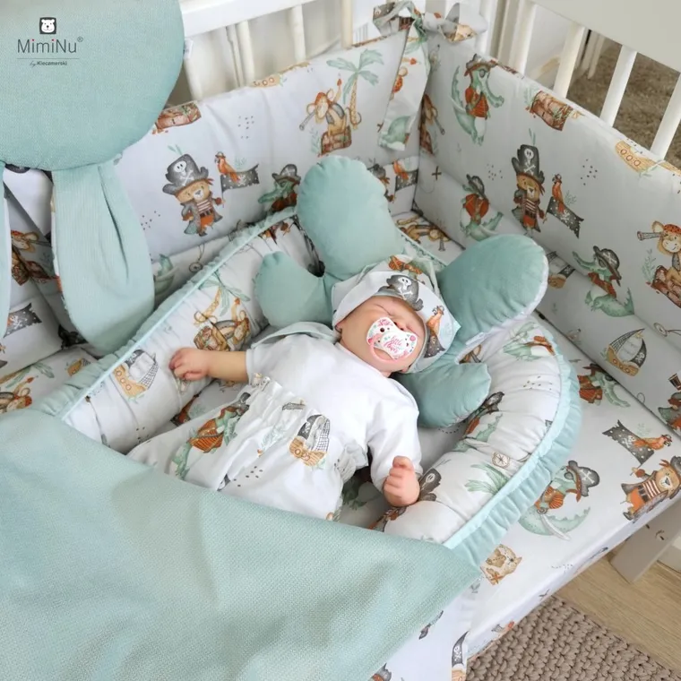 MimiNu, Piraci, ochraniacz na troczki, natural, 30-180 cm