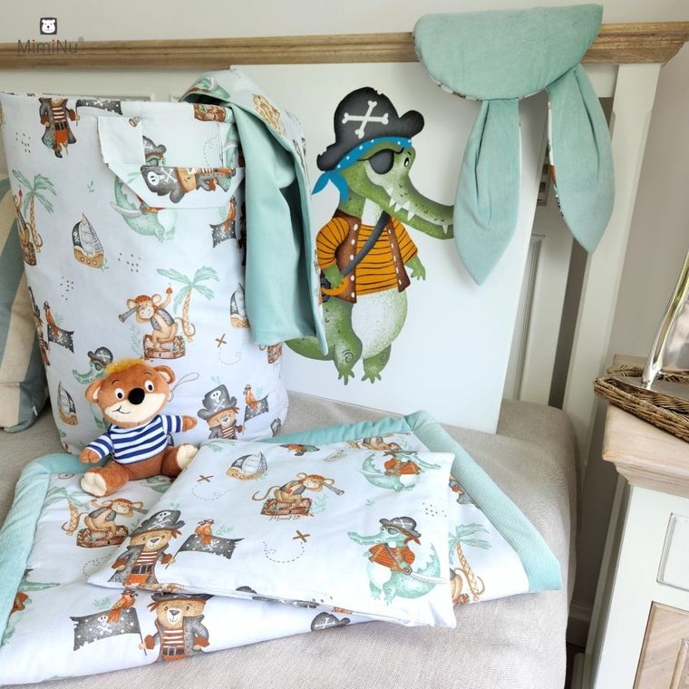 MimiNu, Piraci, worek, torba na zabawki, natural