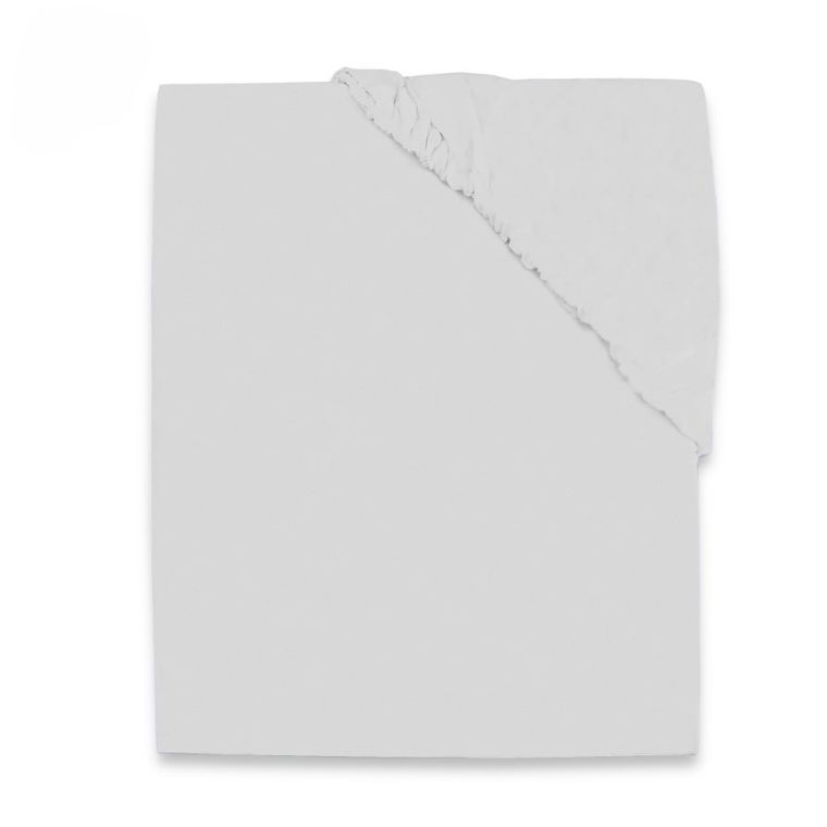 MimiNu, prześcieradło jersey z gumką, szare, 80-160 cm