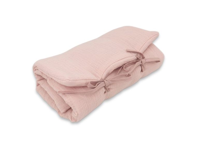 MimiNu, przewijak mobilny, muślin, pudrowy róż, 70-50 cm