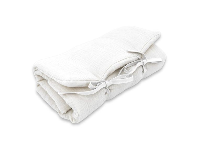 MimiNu, przewijak mobilny, muślin, śmietanka, 70-50 cm