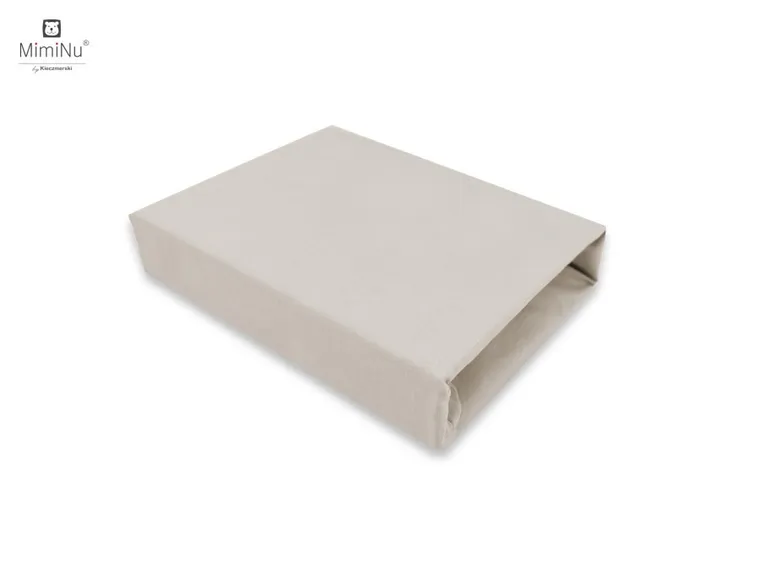 MimiNu, Royal, prześcieradło do gondoli/kosza Mojżesza, bawełniane, beż, 35-80 cm