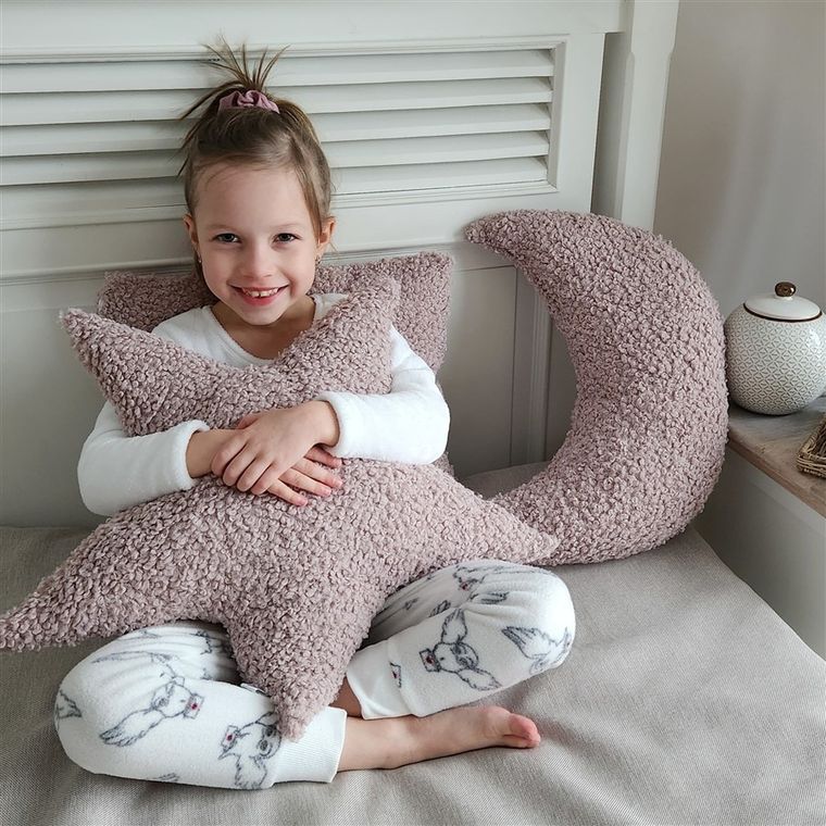 MimiNu, Serce, poduszka dekoracyjna, baranek